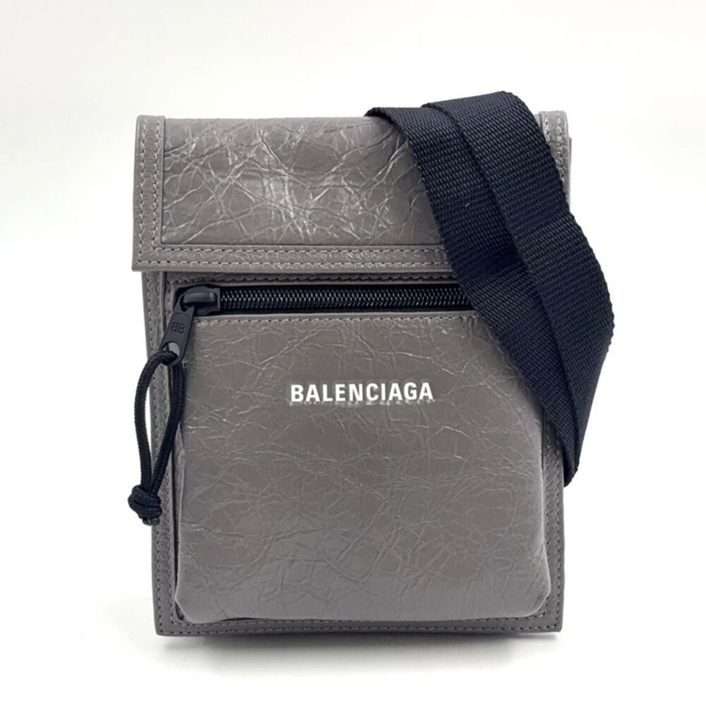 Balenciaga Explorer Leather Shoulder Bag